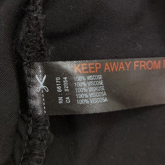 Anthropologie Harem Pants Womens XXS/S Black Relaxed Fit Soft Fabric Bohemian - Picture 9 of 11